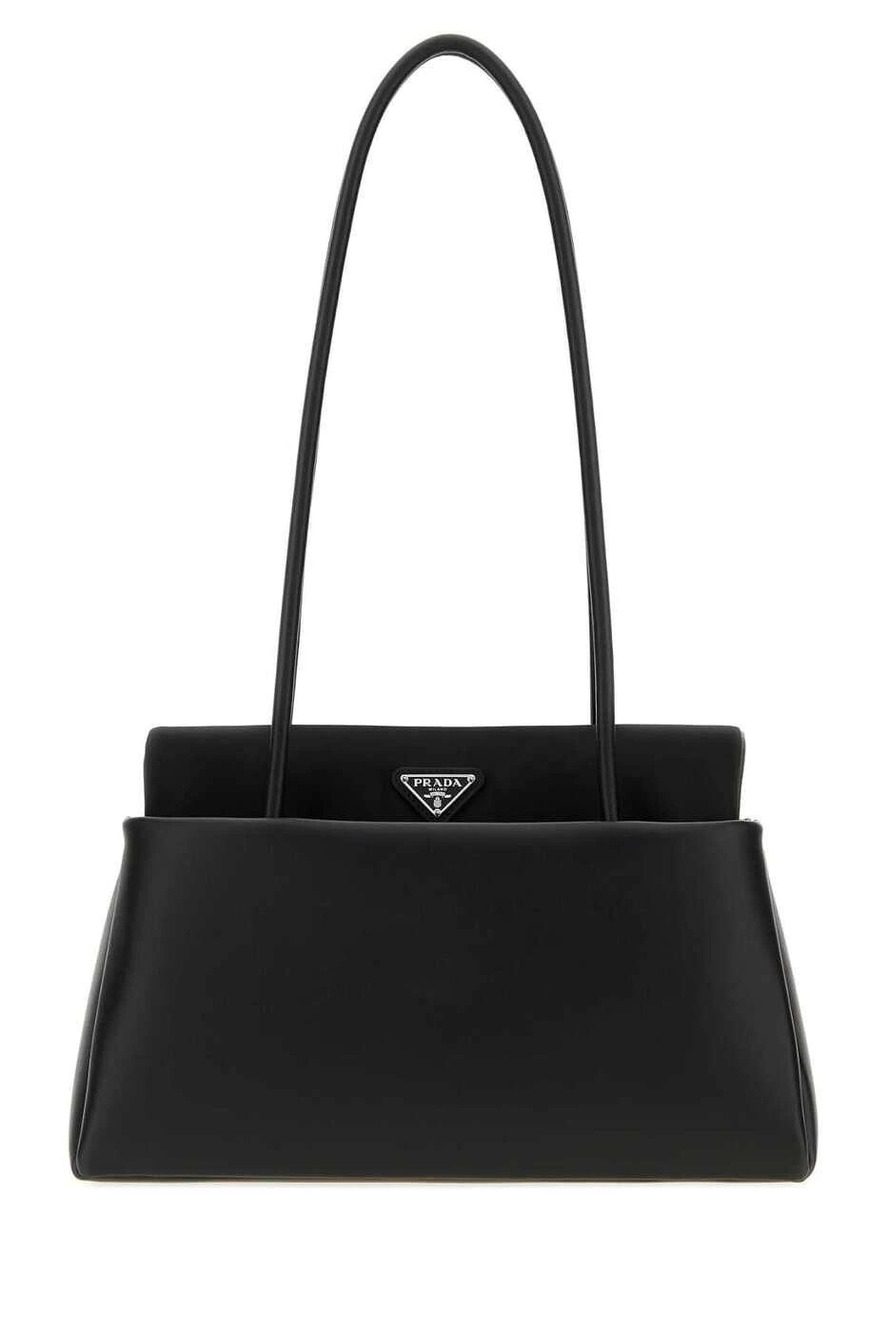 Prada Galleria Saffiano Leather 2Way Tote Bag Black